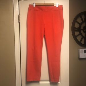 Ann Taylor Loft coral ankle dress pants